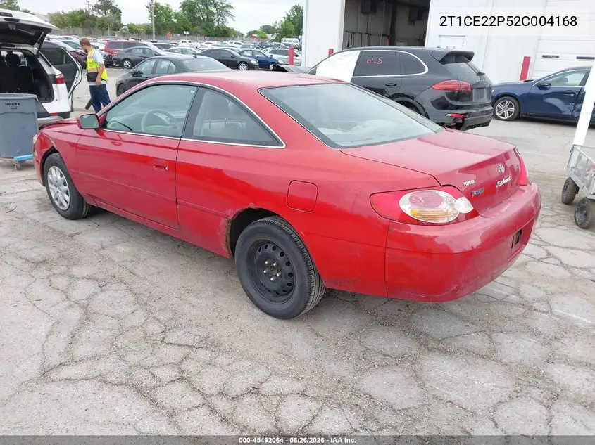 2002 Toyota Camry Solara Se VIN: 2T1CE22P52C004168 Lot: 45492064