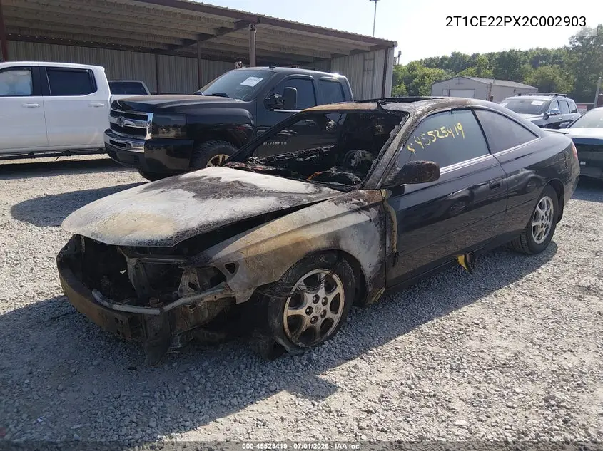 2002 Toyota Camry Solara Se VIN: 2T1CE22PX2C002903 Lot: 45525419