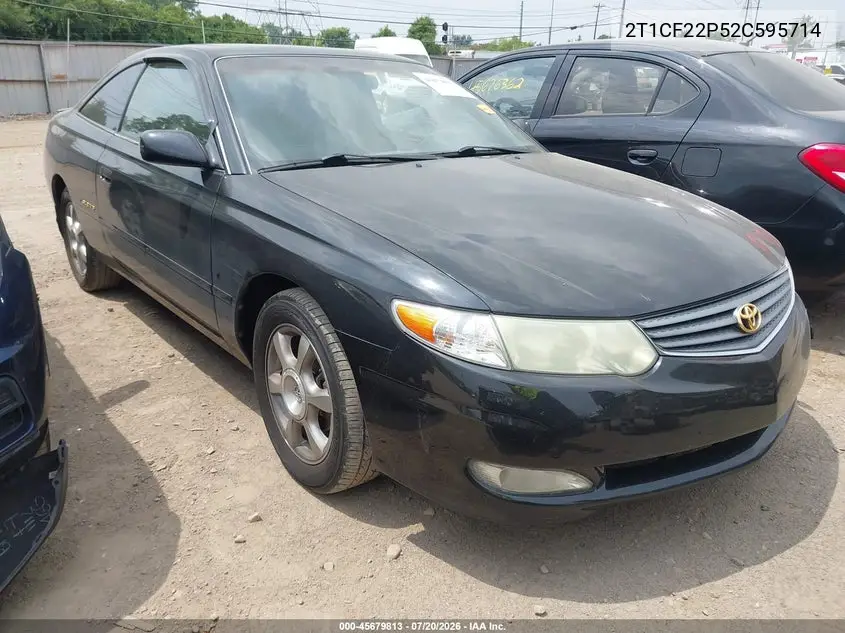 2002 Toyota Camry Solara Sle VIN: 2T1CF22P52C595714 Lot: 45679813