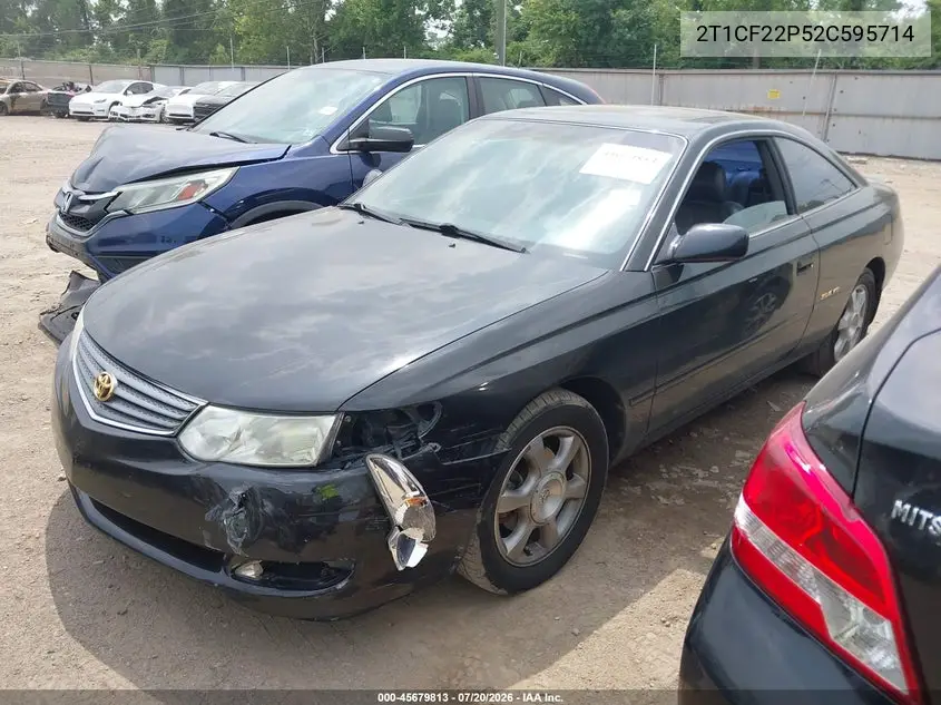 2002 Toyota Camry Solara Sle VIN: 2T1CF22P52C595714 Lot: 45679813
