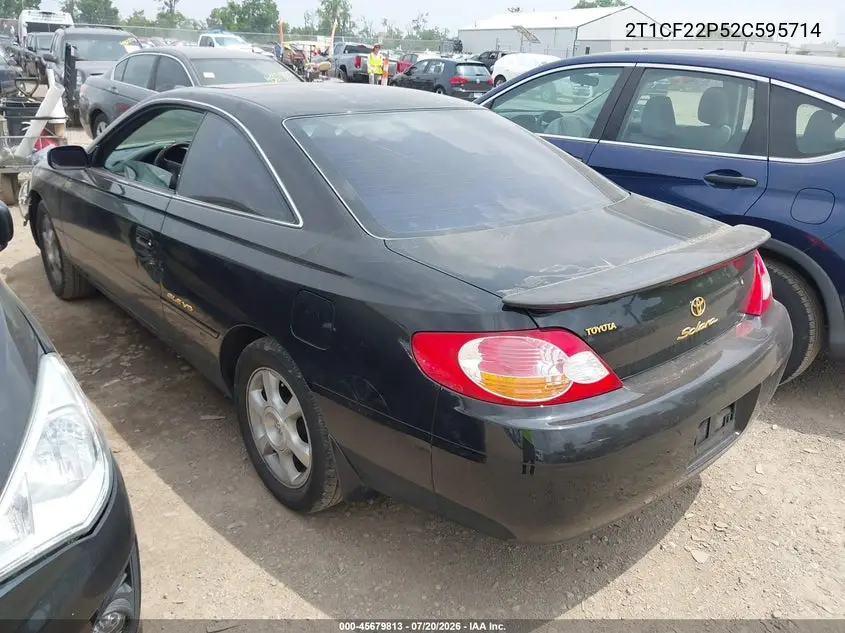 2002 Toyota Camry Solara Sle VIN: 2T1CF22P52C595714 Lot: 45679813
