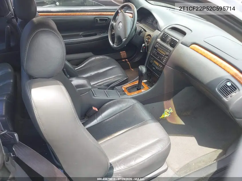 2002 Toyota Camry Solara Sle VIN: 2T1CF22P52C595714 Lot: 45679813