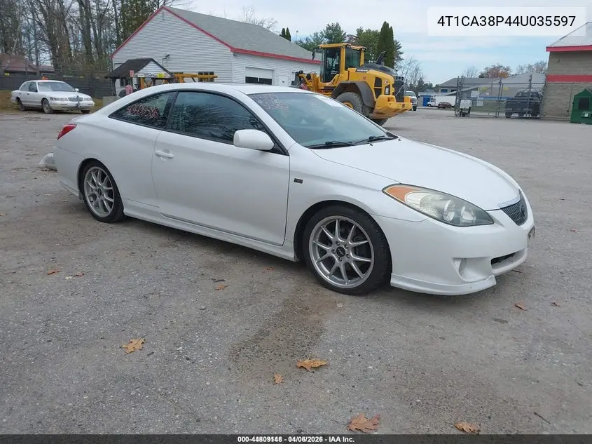 4T1CA38P44U035597 2004 Toyota Camry Solara Se Sport V6
