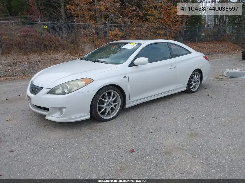 4T1CA38P44U035597 2004 Toyota Camry Solara Se Sport V6