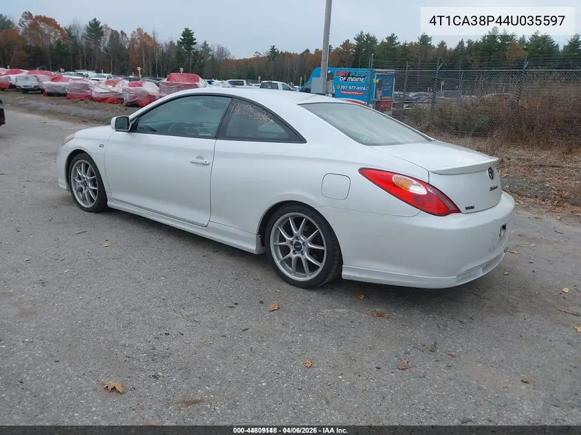 4T1CA38P44U035597 2004 Toyota Camry Solara Se Sport V6