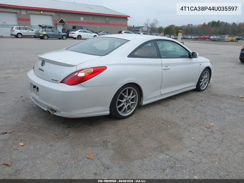 4T1CA38P44U035597 2004 Toyota Camry Solara Se Sport V6