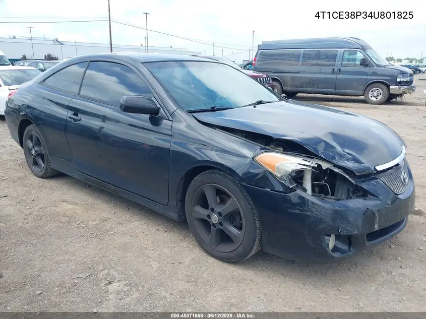 2004 Toyota Camry Solara Se Sport VIN: 4T1CE38P34U801825 Lot: 45371668