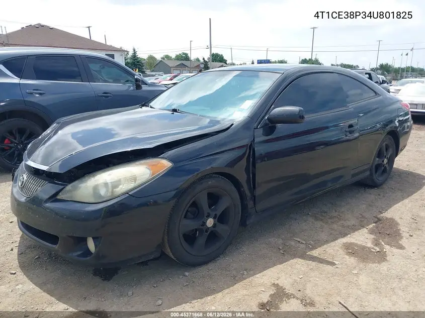 2004 Toyota Camry Solara Se Sport VIN: 4T1CE38P34U801825 Lot: 45371668