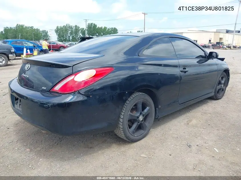2004 Toyota Camry Solara Se Sport VIN: 4T1CE38P34U801825 Lot: 45371668