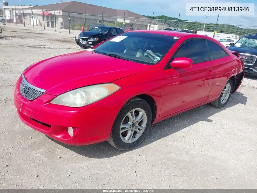 2004 Toyota Camry Solara Se VIN: 4T1CE38P94U813946 Lot: 45453468