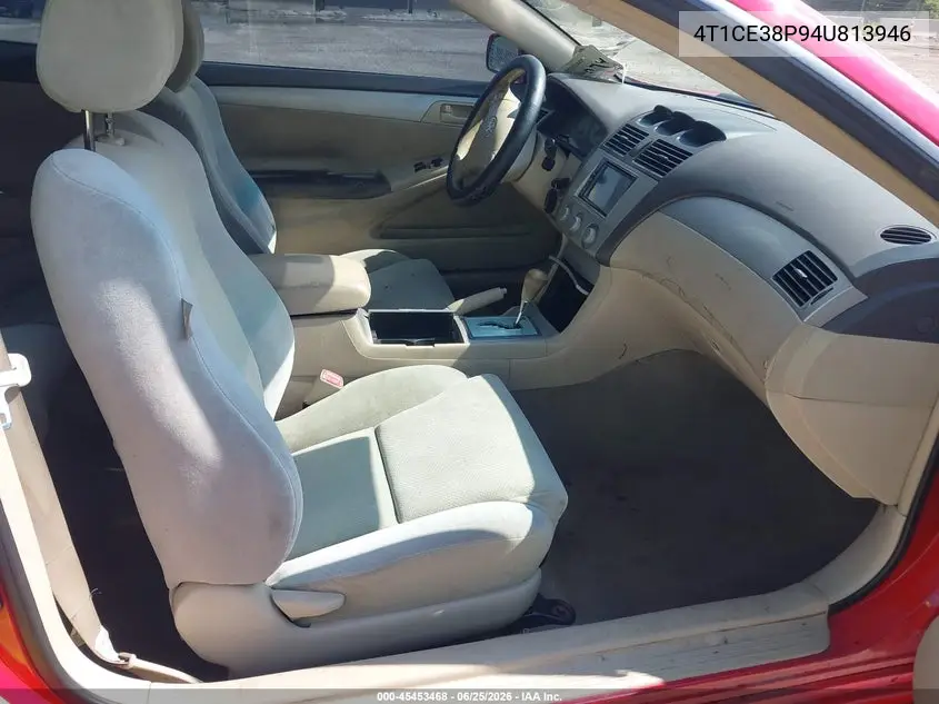2004 Toyota Camry Solara Se VIN: 4T1CE38P94U813946 Lot: 45453468