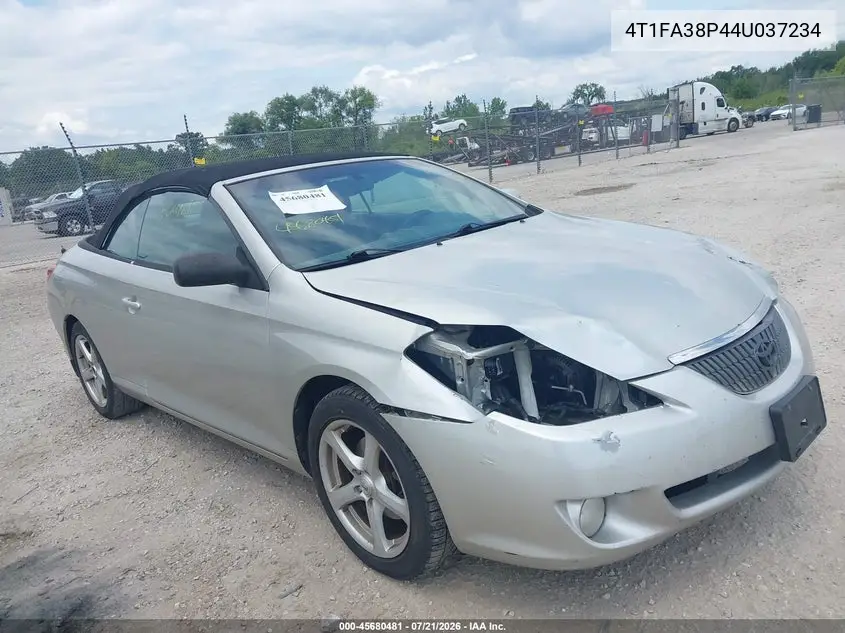 2004 Toyota Camry Solara Se VIN: 4T1FA38P44U037234 Lot: 45680481