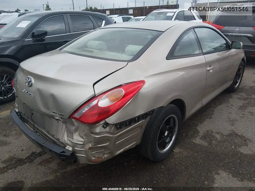 2005 Toyota Camry Solara Se V6 VIN: 4T1CA38PX5U051546 Lot: 45465819