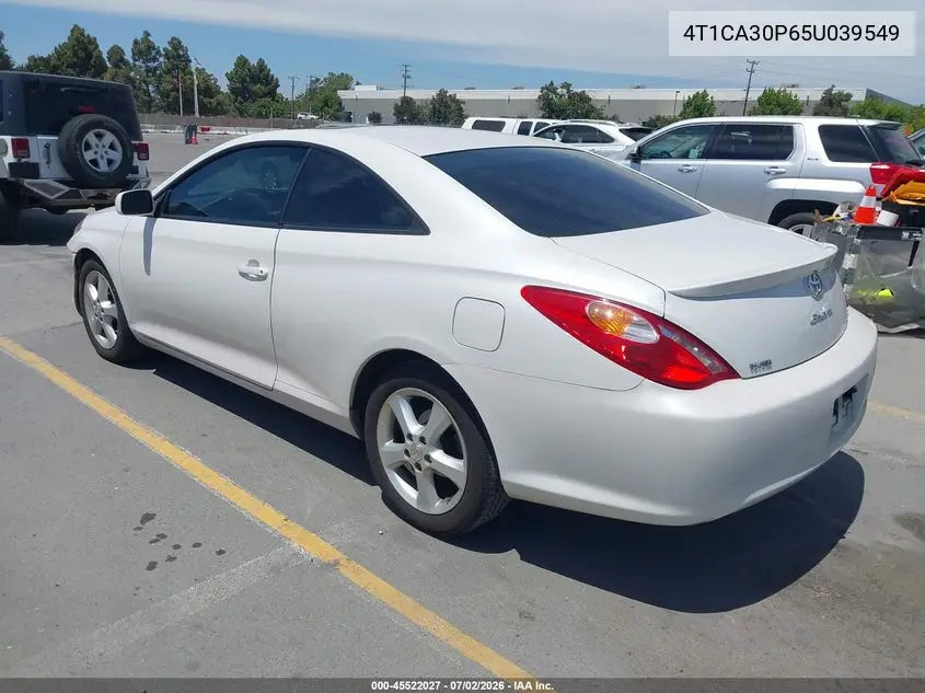 2005 Toyota Camry Solara Se/Sle VIN: 4T1CA30P65U039549 Lot: 45522027