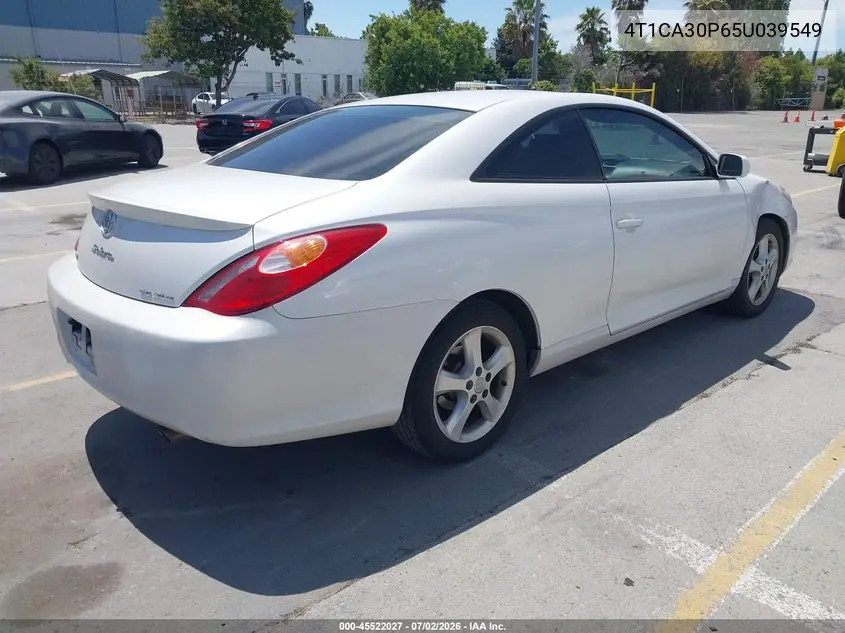 2005 Toyota Camry Solara Se/Sle VIN: 4T1CA30P65U039549 Lot: 45522027