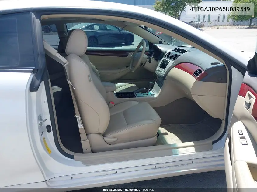 2005 Toyota Camry Solara Se/Sle VIN: 4T1CA30P65U039549 Lot: 45522027