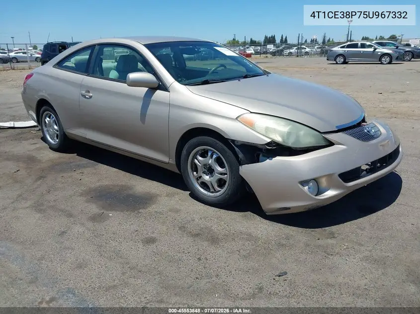2005 Toyota Camry Solara Se VIN: 4T1CE38P75U967332 Lot: 45553848