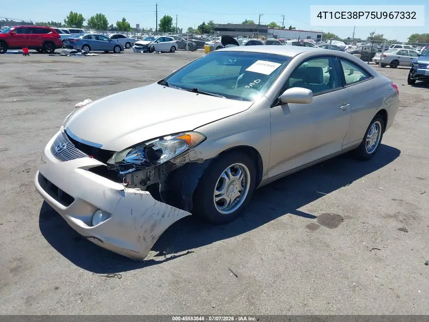2005 Toyota Camry Solara Se VIN: 4T1CE38P75U967332 Lot: 45553848