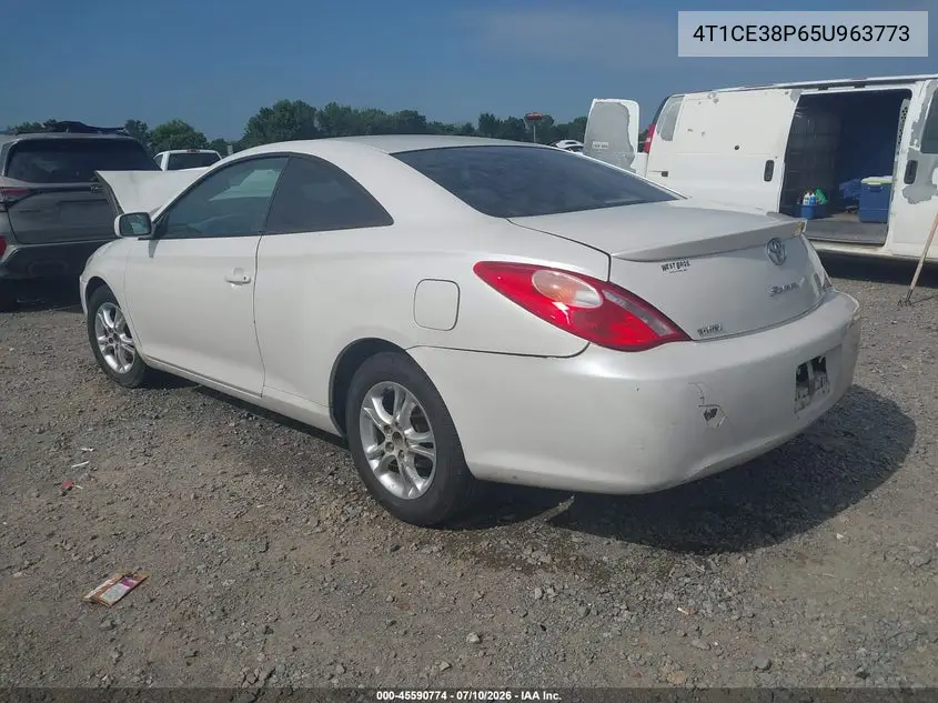 2005 Toyota Camry Solara Se VIN: 4T1CE38P65U963773 Lot: 45590774