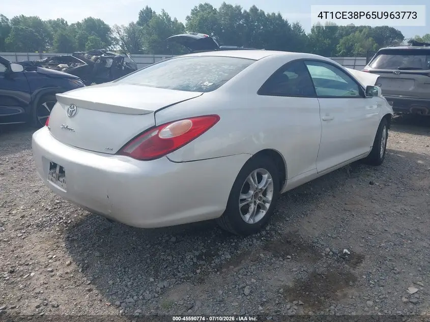 2005 Toyota Camry Solara Se VIN: 4T1CE38P65U963773 Lot: 45590774
