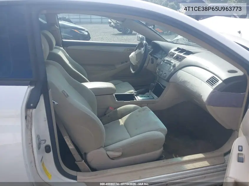 2005 Toyota Camry Solara Se VIN: 4T1CE38P65U963773 Lot: 45590774