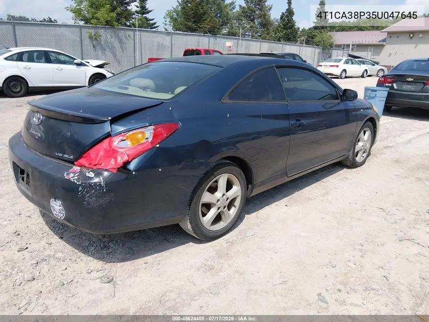 2005 Toyota Camry Solara Sle V6 VIN: 4T1CA38P35U047645 Lot: 45624405