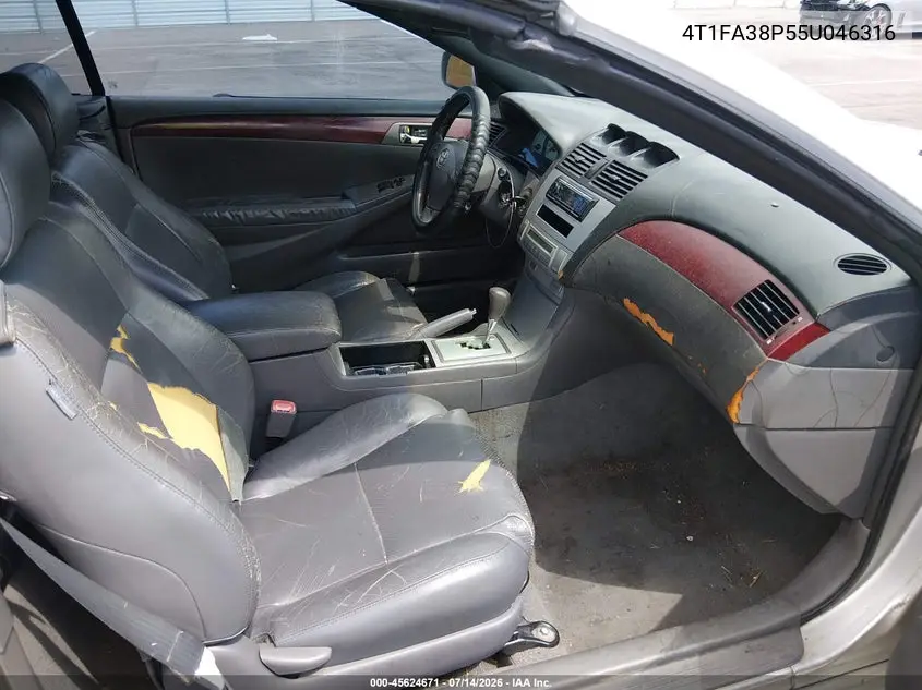 2005 Toyota Camry Solara Sle VIN: 4T1FA38P55U046316 Lot: 45624671