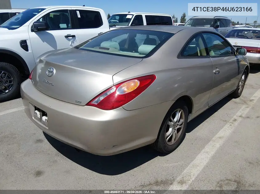 2006 Toyota Camry Solara Se VIN: 4T1CE38P46U623166 Lot: 45463171