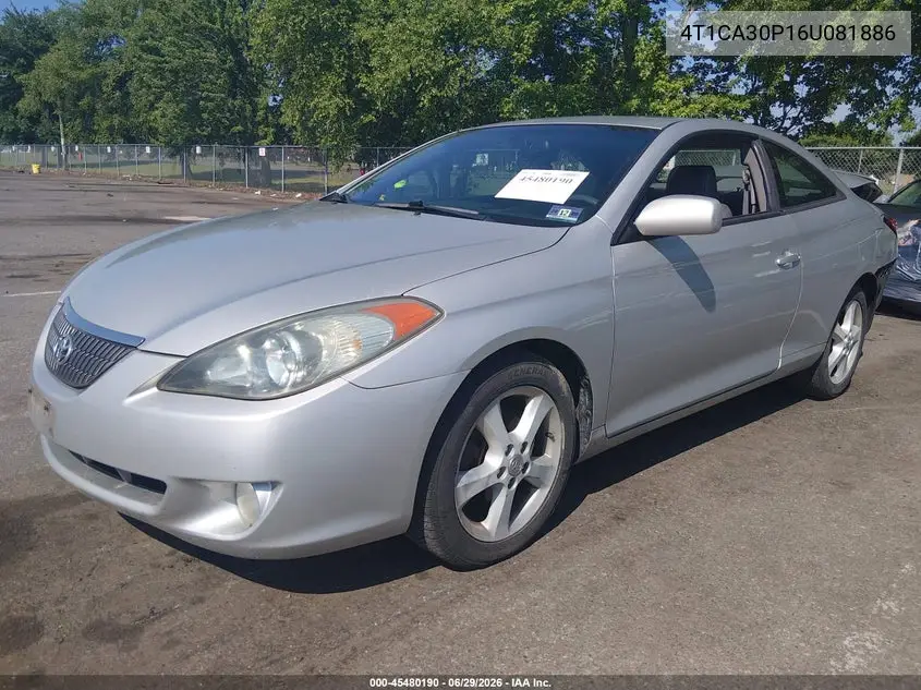 2006 Toyota Camry Solara Sle V6 VIN: 4T1CA30P16U081886 Lot: 45480190