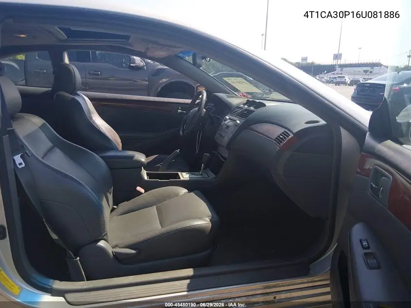 2006 Toyota Camry Solara Sle V6 VIN: 4T1CA30P16U081886 Lot: 45480190