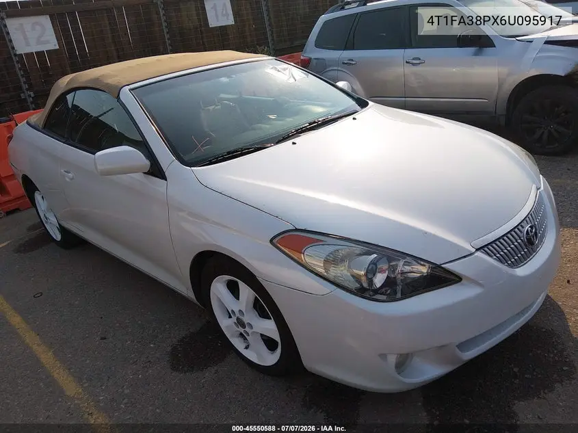 2006 Toyota Camry Solara Sle VIN: 4T1FA38PX6U095917 Lot: 45550588