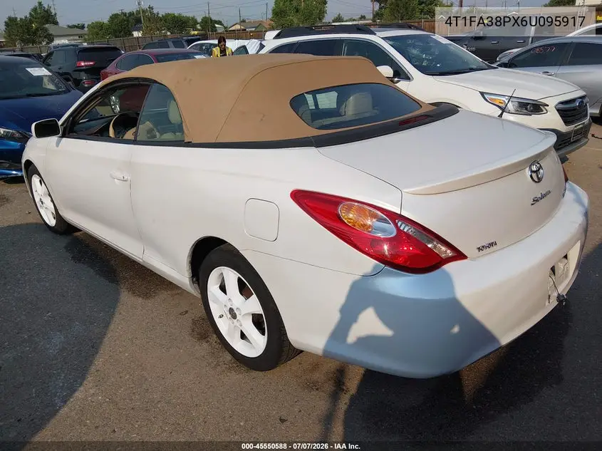 2006 Toyota Camry Solara Sle VIN: 4T1FA38PX6U095917 Lot: 45550588