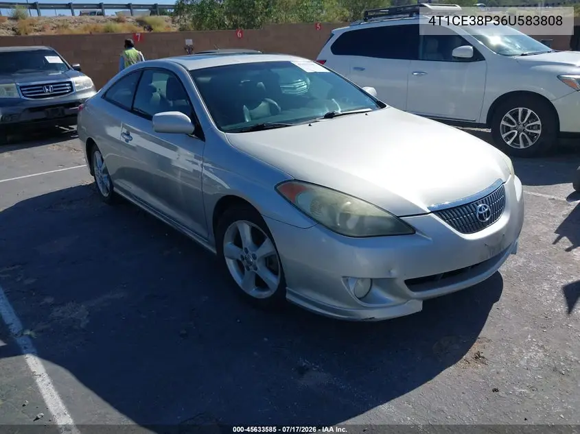 2006 Toyota Camry Solara Se Sport VIN: 4T1CE38P36U583808 Lot: 45633585