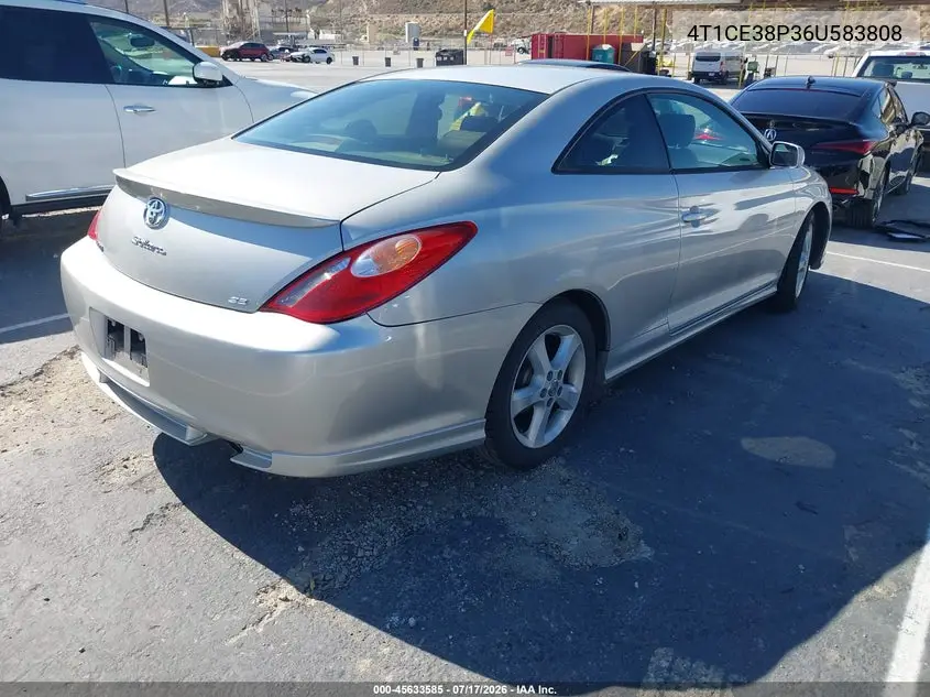 2006 Toyota Camry Solara Se Sport VIN: 4T1CE38P36U583808 Lot: 45633585