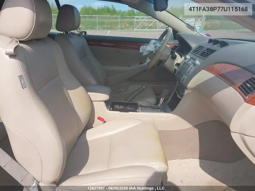 2007 Toyota Camry Solara Se/Sle VIN: 4T1FA38P77U115168 Lot: 12627097