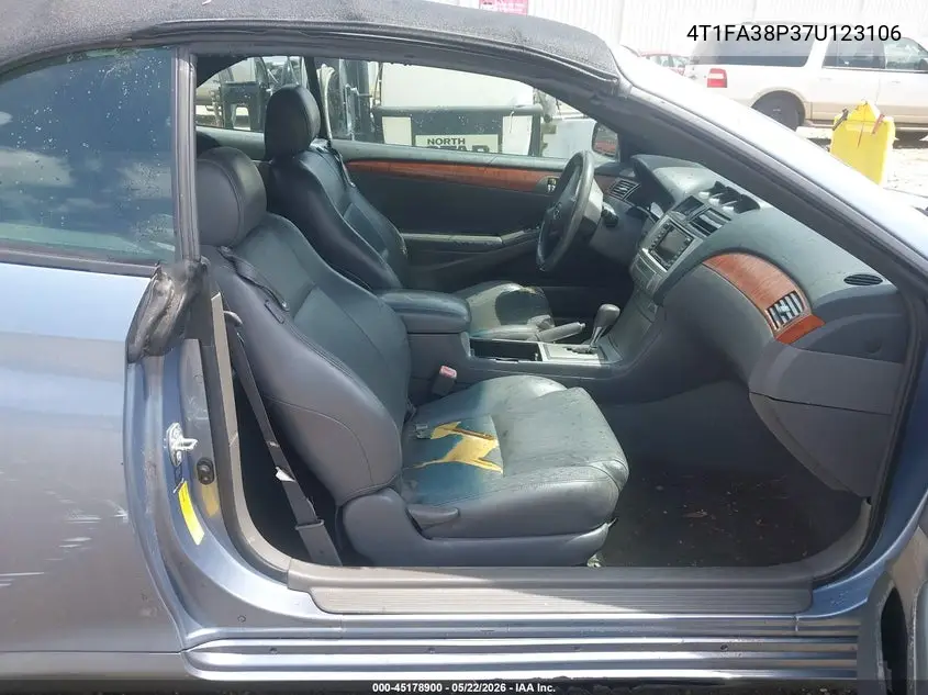 2007 Toyota Camry Solara Sle VIN: 4T1FA38P37U123106 Lot: 45178900
