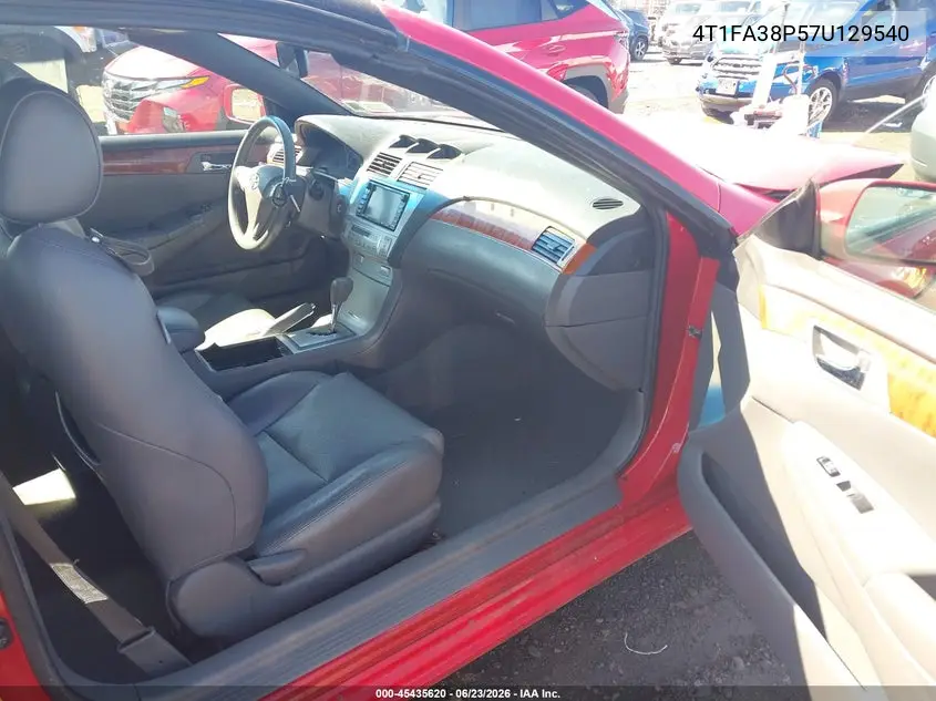 2007 Toyota Camry Solara Sle VIN: 4T1FA38P57U129540 Lot: 45435620