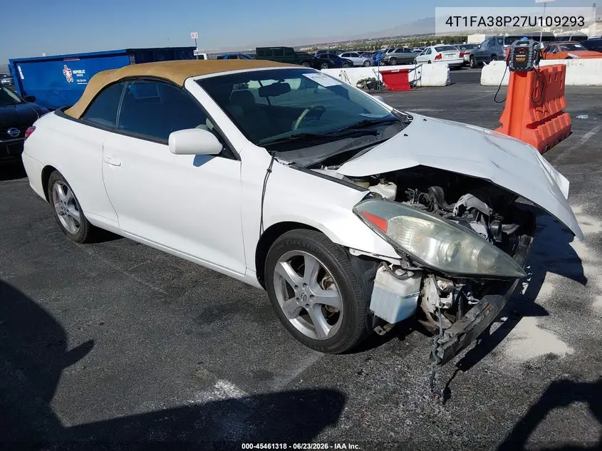 2007 Toyota Camry Solara Sle VIN: 4T1FA38P27U109293 Lot: 45461318