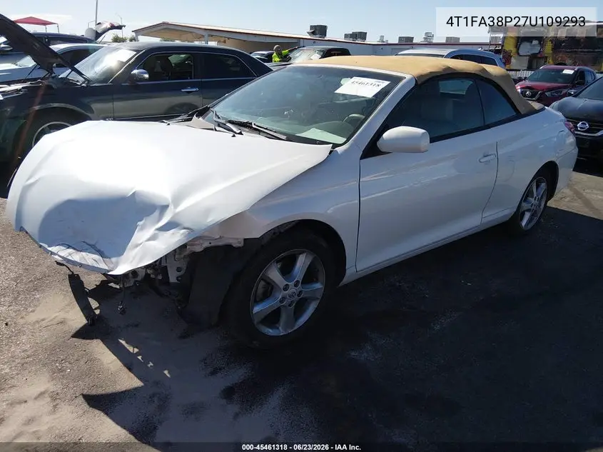 2007 Toyota Camry Solara Sle VIN: 4T1FA38P27U109293 Lot: 45461318
