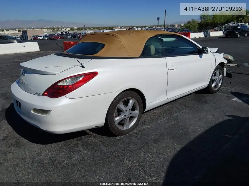 2007 Toyota Camry Solara Sle VIN: 4T1FA38P27U109293 Lot: 45461318