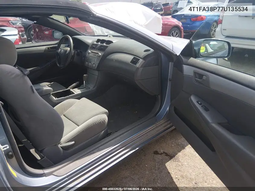 2007 Toyota Camry Solara Se VIN: 4T1FA38P77U135534 Lot: 45532528