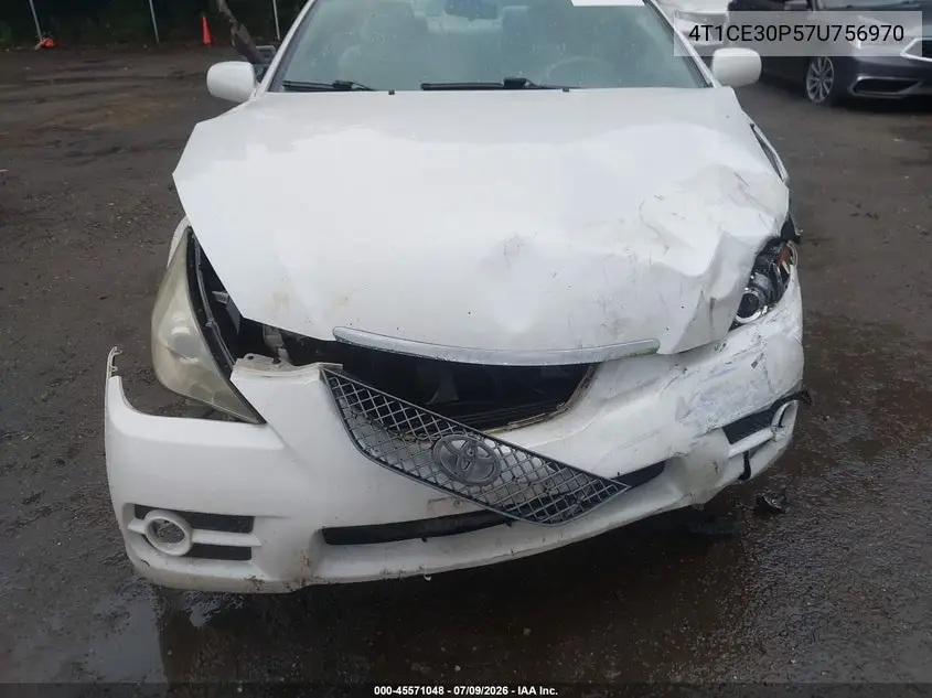2007 Toyota Camry Solara Se VIN: 4T1CE30P57U756970 Lot: 45571048