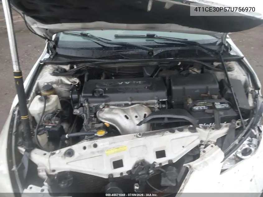 2007 Toyota Camry Solara Se VIN: 4T1CE30P57U756970 Lot: 45571048