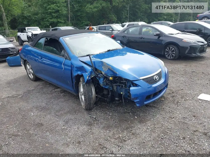 2007 Toyota Camry Solara Sle VIN: 4T1FA38P17U131480 Lot: 45583908