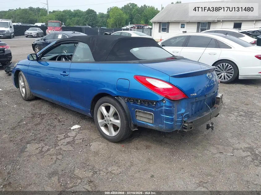 2007 Toyota Camry Solara Sle VIN: 4T1FA38P17U131480 Lot: 45583908