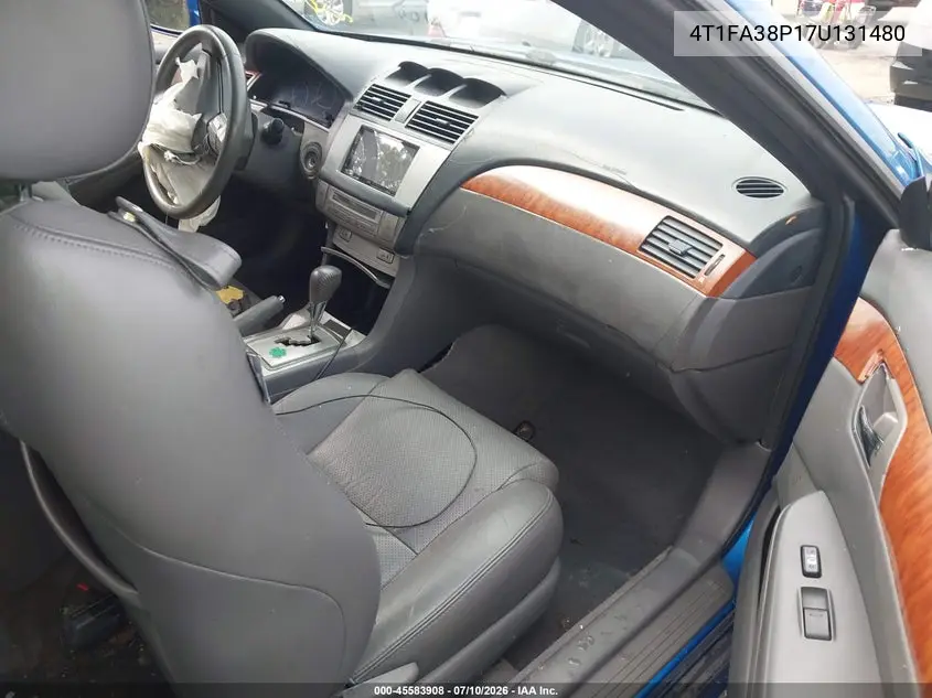 2007 Toyota Camry Solara Sle VIN: 4T1FA38P17U131480 Lot: 45583908