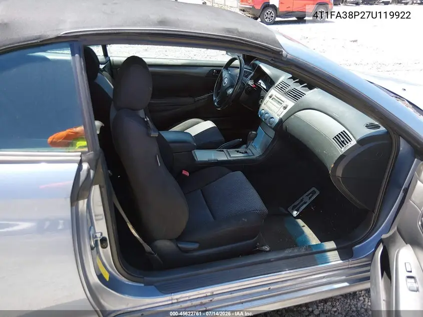 2007 Toyota Camry Solara Sport VIN: 4T1FA38P27U119922 Lot: 45622761