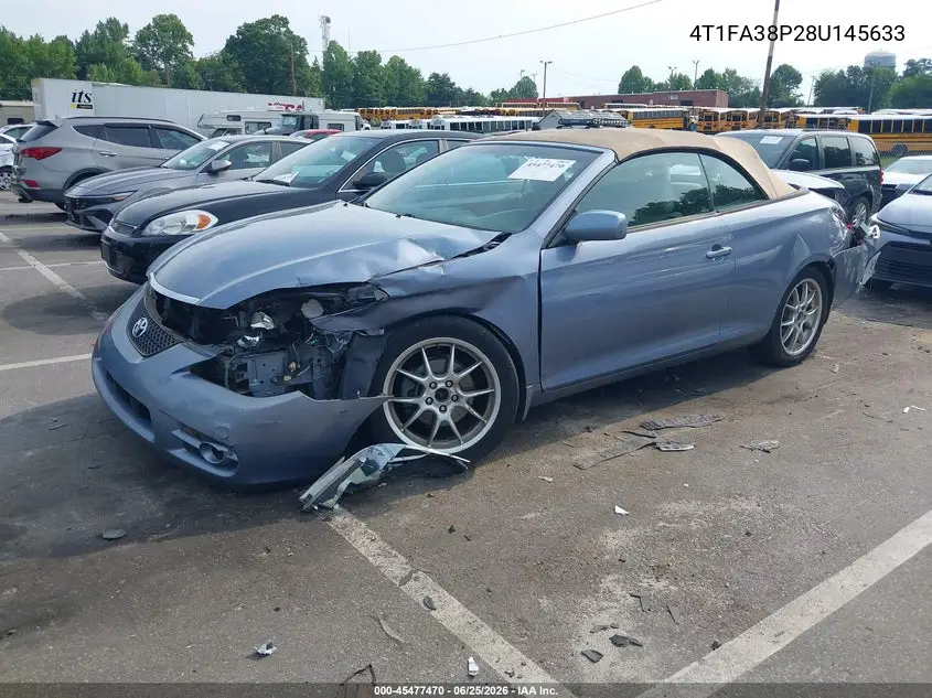 2008 Toyota Camry Solara Sle VIN: 4T1FA38P28U145633 Lot: 45477470