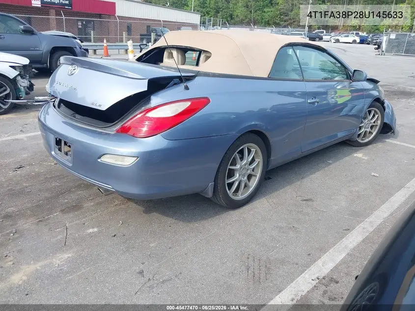 2008 Toyota Camry Solara Sle VIN: 4T1FA38P28U145633 Lot: 45477470