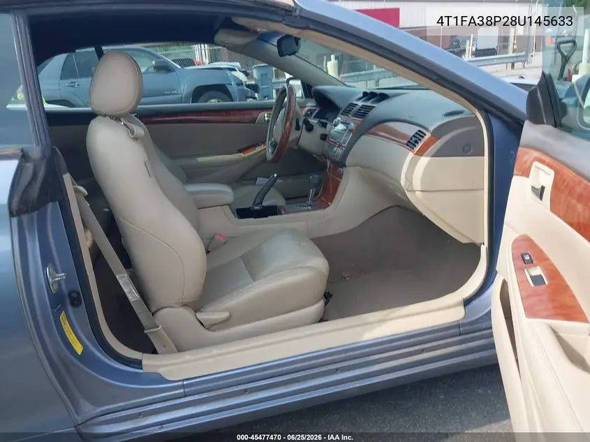 2008 Toyota Camry Solara Sle VIN: 4T1FA38P28U145633 Lot: 45477470